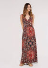 Mandala Maxi Dress, Red, large