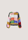 Chunky Hand-Crocheted Patchwork Jumper, Assorted, large
