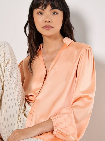 Soft Satin Shirt