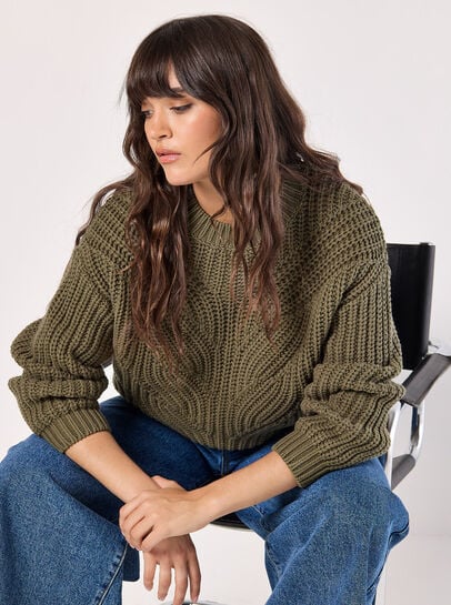 Chunky Cable Knit Jumper