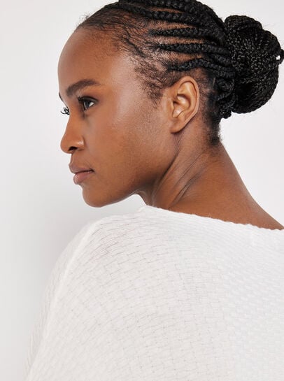 Textured Knit Lightweight Jumper