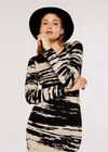 Scenic Midi Knitted Dress, Black, large