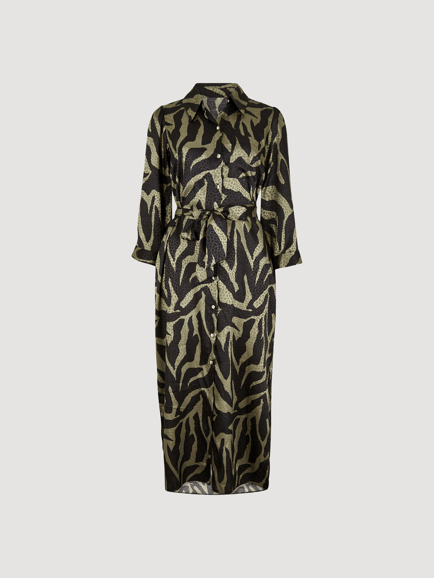 Satin zebra dress hot sale
