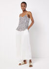 Sequin Embellished Camisole Top, Mint, large