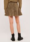 Dogtooth Mini Skirt, Stone, large