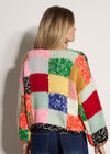 Chunky Hand-Crocheted Patchwork Jumper, Assorted, large