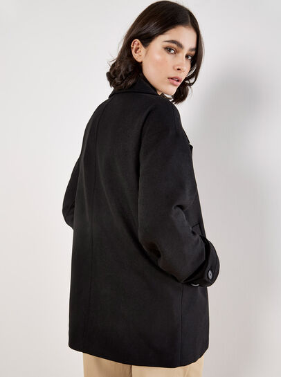 Tailored Double-Breasted Peacoat