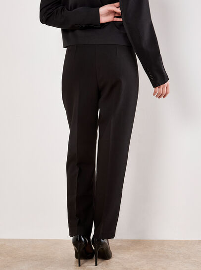 Pleat Tailored Tapered Trousers