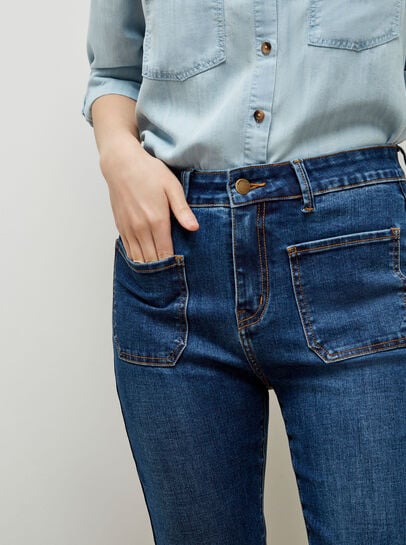 Lucia Retro High-Rise Flare Jeans