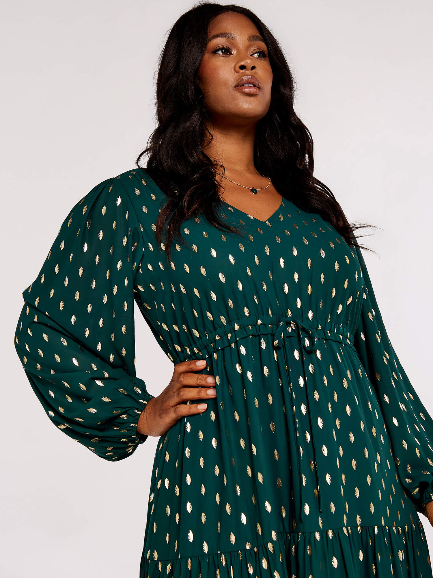 Curve polka dot best sale dress