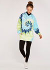 Tie Dye Hoodie, Green, large