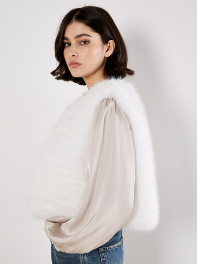 Faux Fur Cropped Gilet