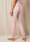 Rainbow Stripe Pyjama Trouser, Pink, large