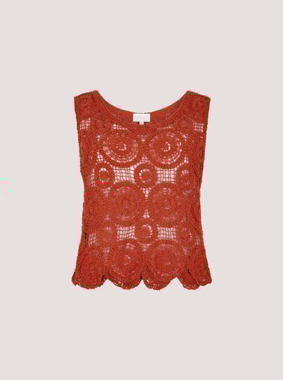 Crochet Circles Crop Top