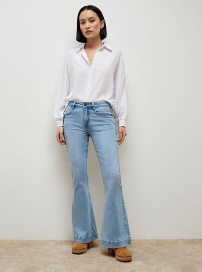 Bella Mid-Rise Flare Jeans