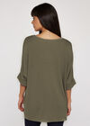 Soft Touch Batwing Top, Khaki, large