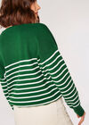 Classic Stripe Jumper, Green, large