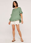 Frill Detail Top, Mint, large