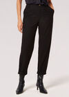 Soft Twill Chino Trousers, Black, large