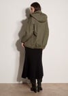 Technical Parka Jacket, Khaki, large