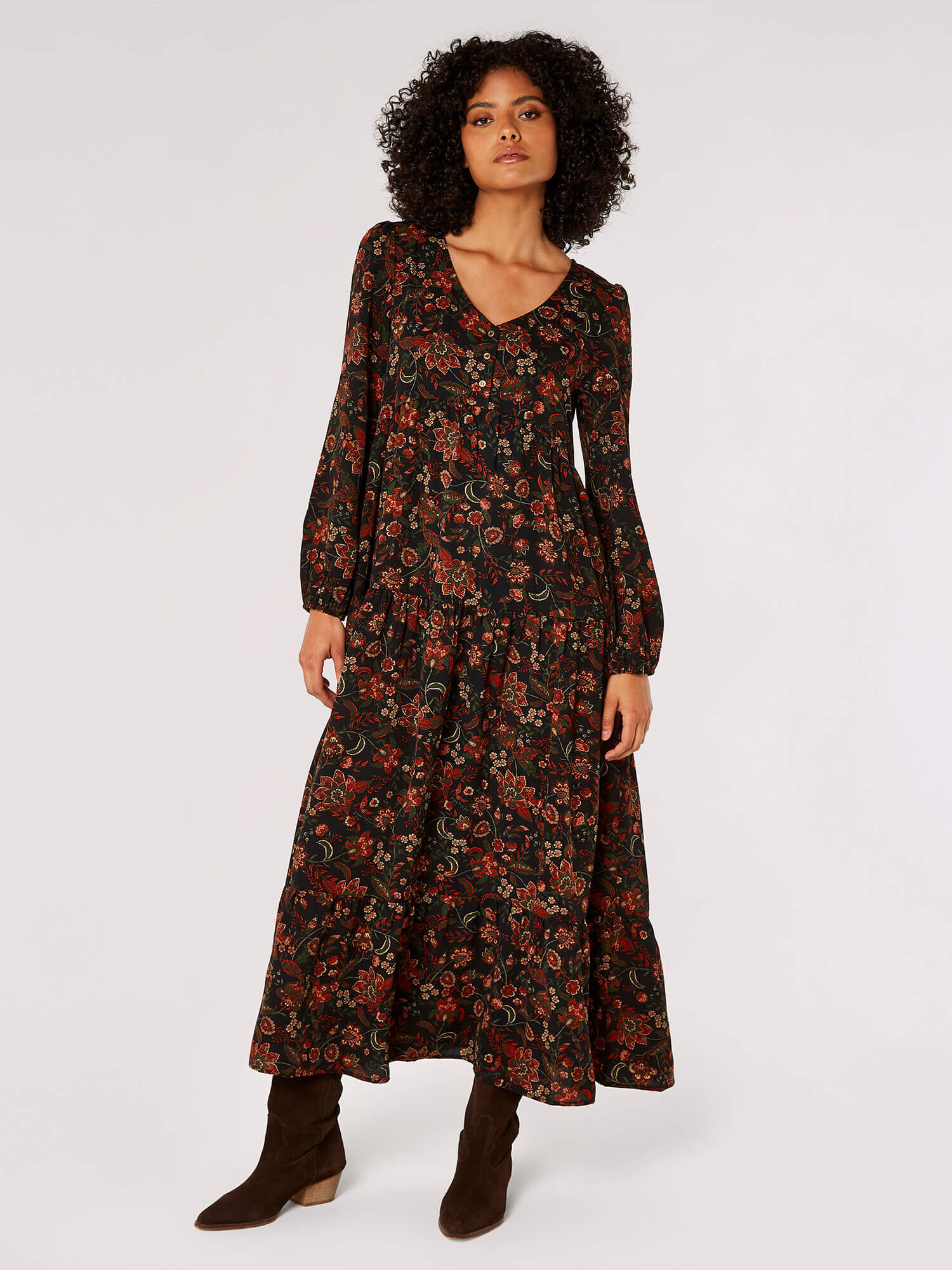 Apricot long dresses outlet