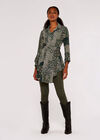 Patchwork Hanky Mini Dress, Green, large