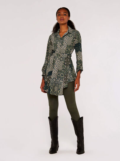 Patchwork Hanky Mini Dress