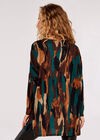 Paint Splash Knitted Top, Green, large