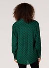 Geometric Diamond Shirt, Green, large