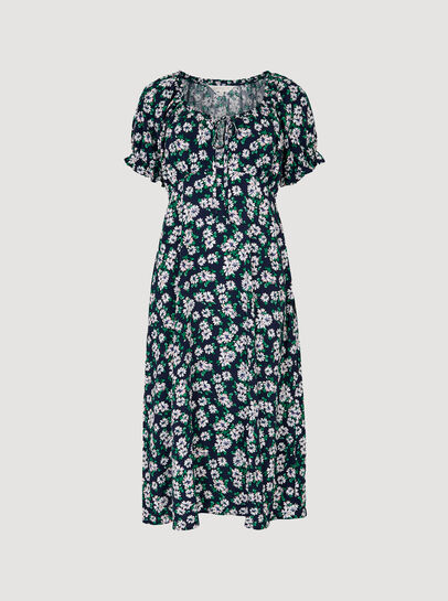 Daisy Floral Midi Dress