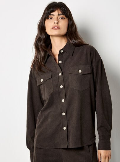 Oversized Cord Shirt