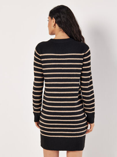 Striped Knitted Dress