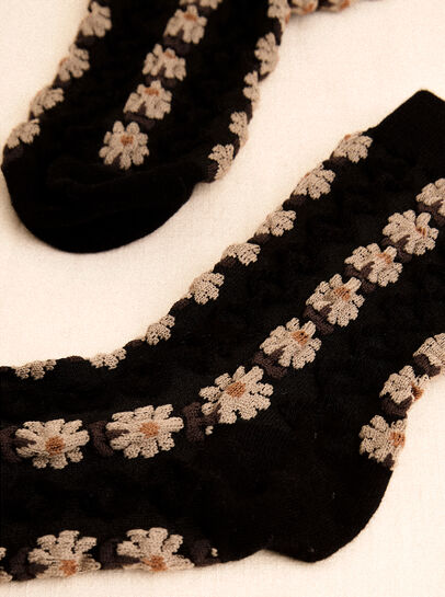 Floral Daisy Socks