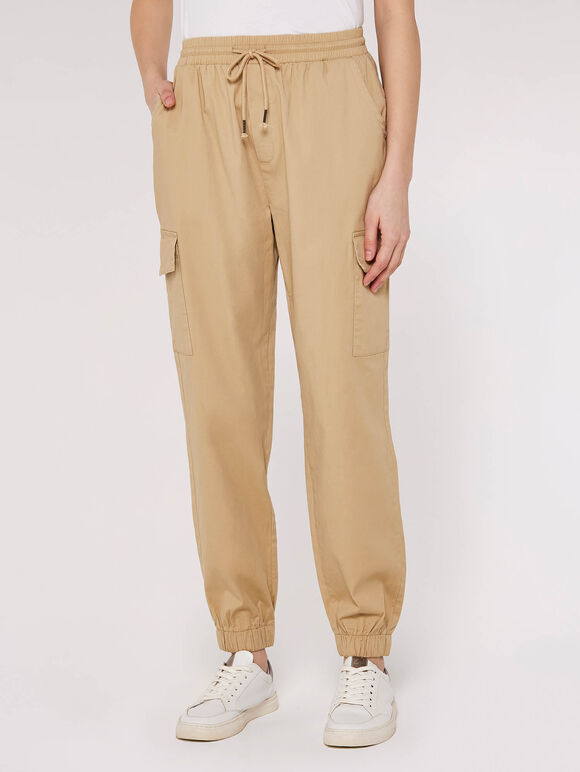 Combat Cotton Jogger, Stone, groß