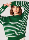 Classic Stripe Jumper, Green, large