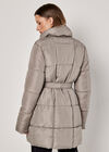 Quilted Puffer Jacket, Stone, large