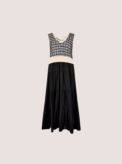 Tank Top Layered Midi Dress