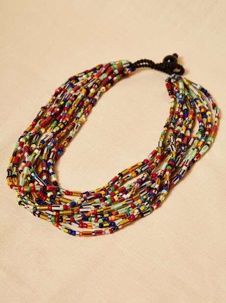 Multi String Beads necklace