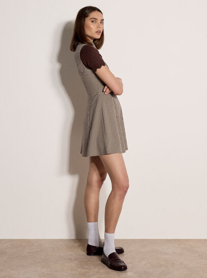 Heritage Check Fit And Flare Mini Dress