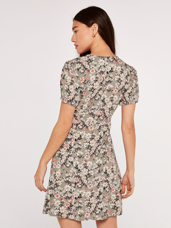 Ditsy Floral Dress, Mint, large