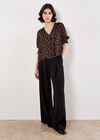 Ditsy Floral Blouse, Orange, large