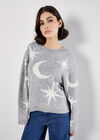 Constellation Soft Knit Jumper, Grey, large
