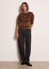 Fair Isle Soft Knit Jumper, Rust, large