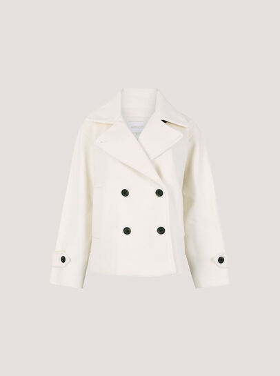 Tailored Short Peacoat Jacket