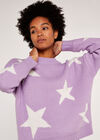 Stars Jumper, Lilac, large