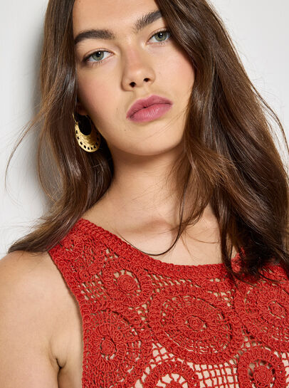 Crochet Circles Crop Top