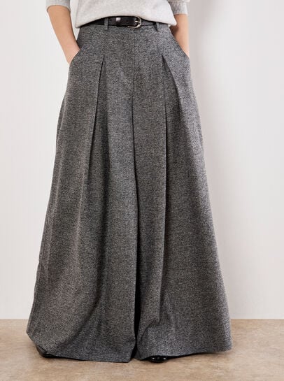 Woven Wide Leg Trousers