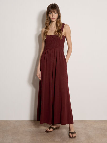 Wide-Leg Jersey Jumpsuit