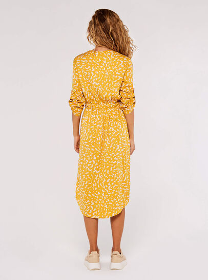 Brush Dot Midi Dress