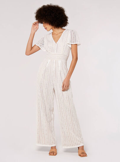 Lace Wide Leg Jumpsuit